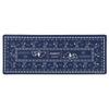 Senko Snoopy Bandana Wipeable PVC Kitchen Approximately 45 X 120 Character Snoopy 72067 Mat, Cm, Blue,