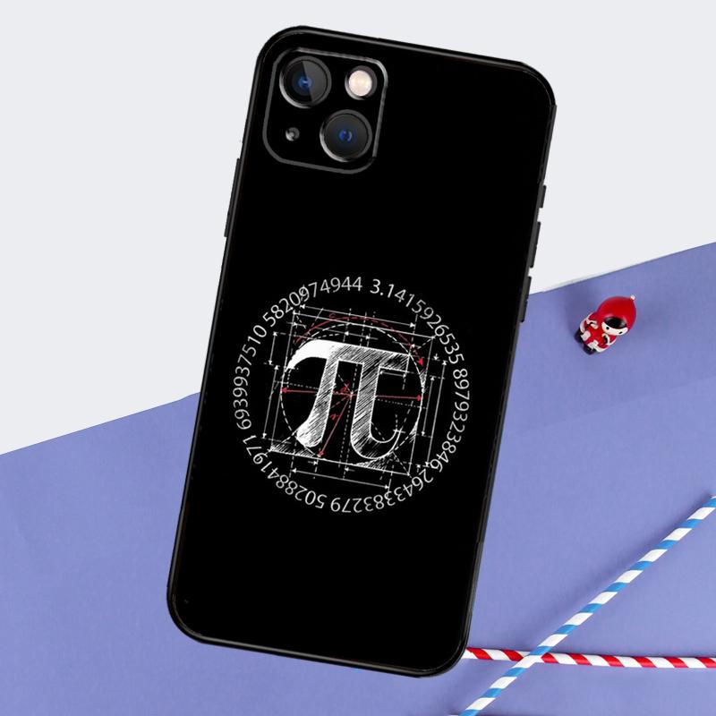 Funny Math Formulas Equations Phone Case For iPhone 16 Pro Max 12 13 Mini 11 14 15 Pro Max XR 15 16 Plus 16e Back Cover