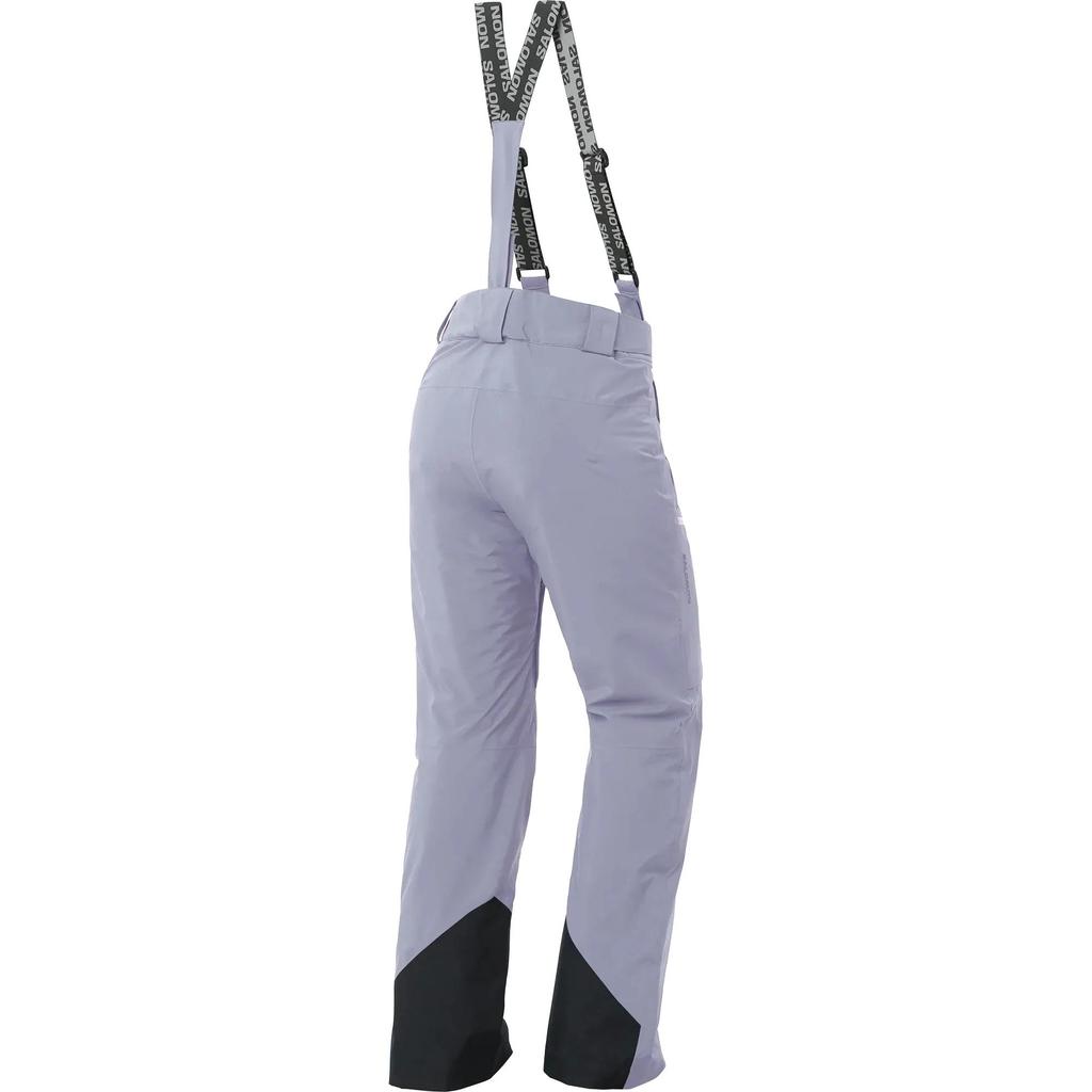 SALOMON BRILLIANT Ski Pants Women's Blue Granite (Unisex) Ski Pants LC2636700 | Blue Granite