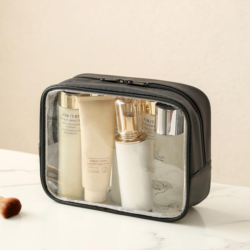 Transparent Beauty Kit Essential Waterproof See-Through Makeup Case Easy To Clean Travel Bag for Personal Care
