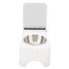 Cat Automatic Sensing Feeder Transparent Lid Raised Design Hygienic Automatic Intelligent Cat Dog Feeder Bowl for Home