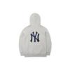 MLB Base Logo Sweatshirts Unisex Gray Hooded Moderate Regular 3AHDC0114-50MGS
