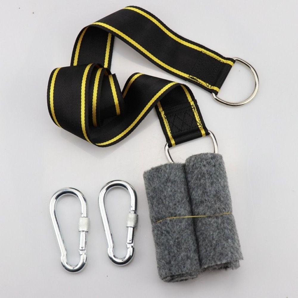 Safer Lock Carabiners Swing Straps Nylon Material Tree Protectors  Hammock Setup