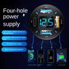 4 In 1 USB QC3.0 Digital Display Car Fast Charger