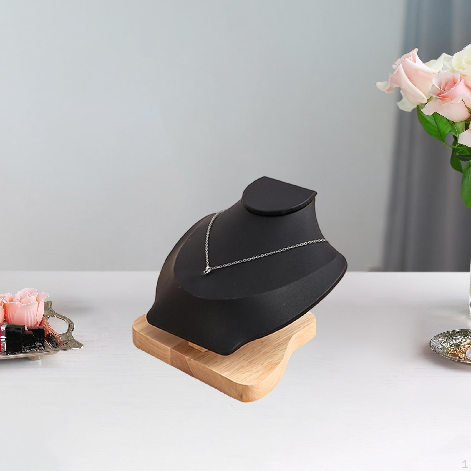 

Подставка-бюст для демонстрации ювелирных изделий, органайзер для хранения ожерелий, для домашнего декора Black S