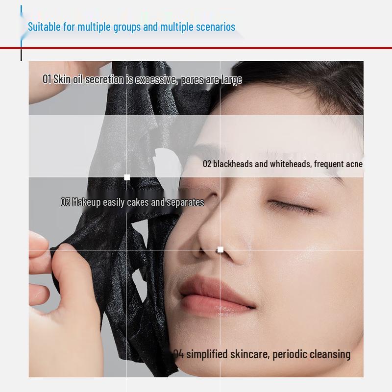 FulQun Oil Control Purifying Black Sheet Mask