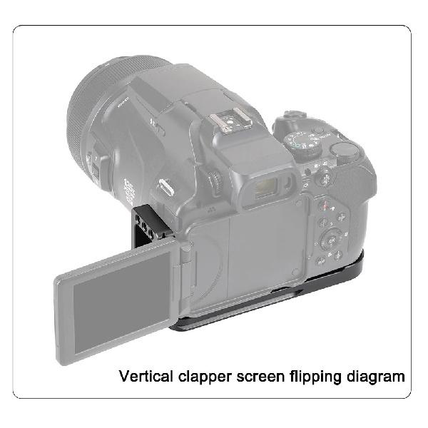 FOTGA For Nikon P1100 Quick Release L Plate Bracket Holder Hand Grip For Nikon P1000 Digital Camera For Arca Swiss Tripod Head