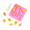 Mini Silicone Mold for Waffle, Triangle, Baguette, and Dessert Accessories