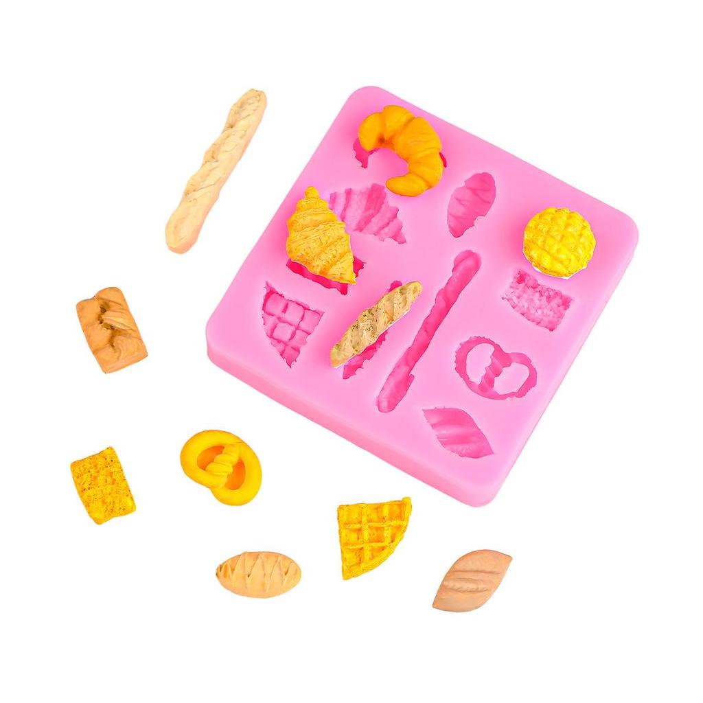 Mini Silicone Mold for Waffle, Triangle, Baguette, and Dessert Accessories