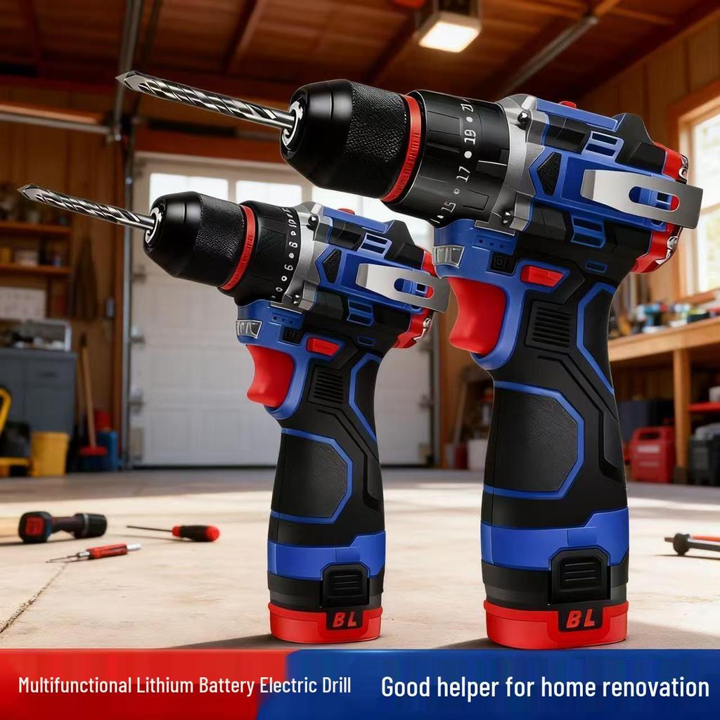 Jianlong Brushless High-Power Multifunctional Rechargeable Electric Drill & Screwdriver