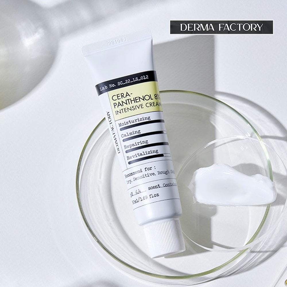 [DERMA FACTORY] Vegan Certified Cerapthenol 8% Intensive Cream (Ceramide 10,000ppm) 50ml