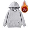 Kinder Kapuzensweatshirt: Individuelles Logo, Schul- und Teamuniform, reine Baumwollmischung für Jungen und Mädchen
