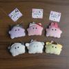 Sanrios Cute Halloween Ghost My Melody Hello Kitty Cinnamoroll Plush Keychain PomPomPurin Mini Bag Accessories Birthday Gift