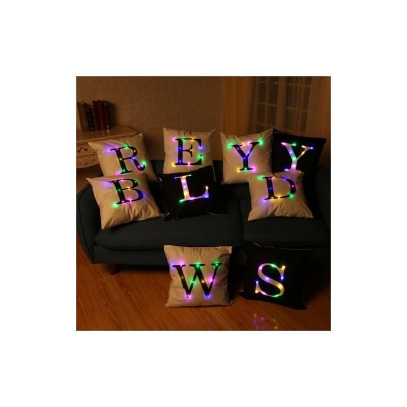 Luminous Glow Cushion Cover With Educational Value And Unique Design For Home Decor