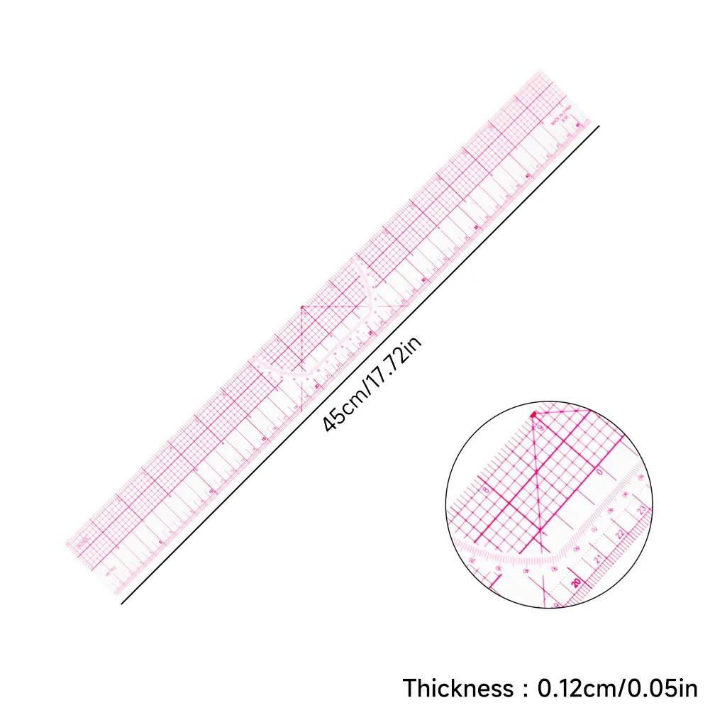 Tailor Measure Ruler Soft Grading Design Ruler French Metric Curve Template Sewing Accessories For Clothing Pattern Making DIY
