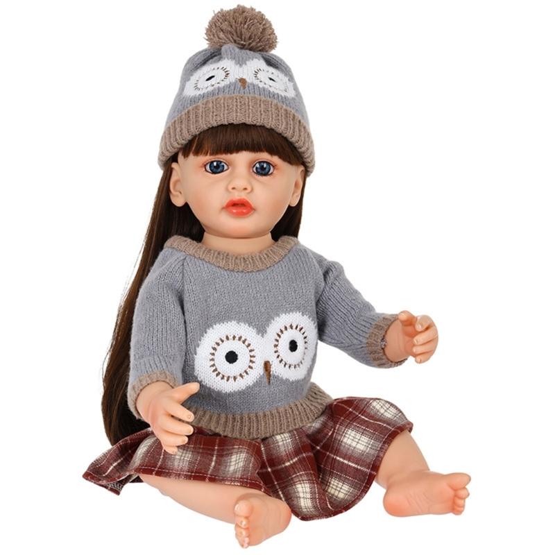 22inch Reborns Doll Holiday Costume Santa Outfit Quick Change Doll Outfit For Christmas Party Kids Pretend Play Game