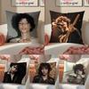 Finn W-wolfhard Anti-dustmite Pillowcase Invisible Zipper Silky Short Plush Sofa Cushion Cover