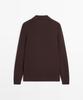 Masimodutti Cotton Blend Knit Jersey Polo