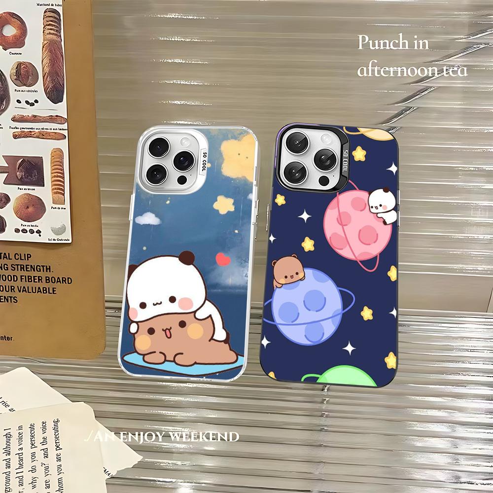 Cute BuBu DuDu Phone Case For iPhone 16 15 14 13 12 11 Pro Max X XR XSMAX 8 7 Plus Matte Shockproof Back Cover