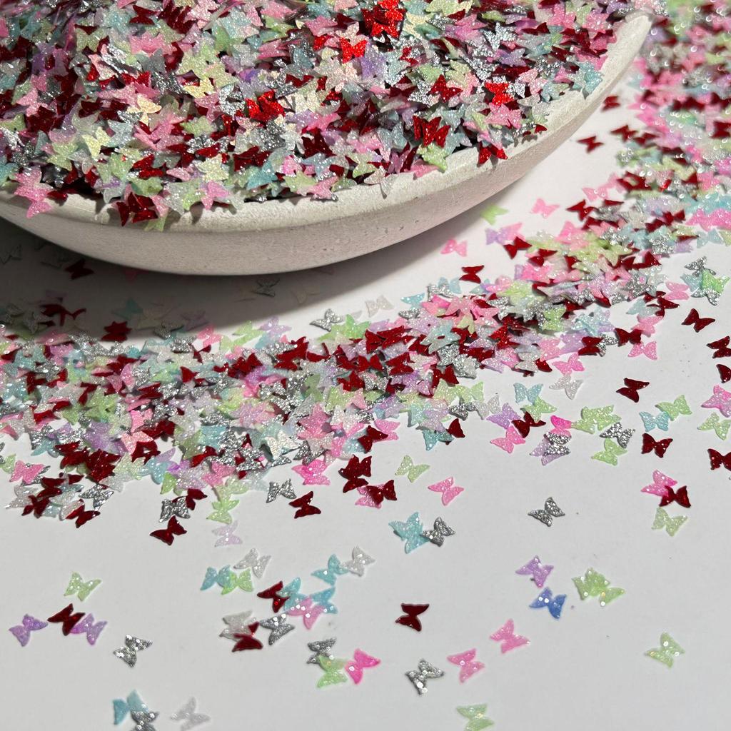 Reflective Diamond Butterfly Nail Art Sequins