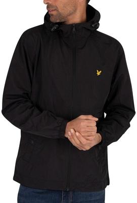Demi-season Jacket Lyle & Scott Zip Through Hooded Jacket (JK464V) Jet Black