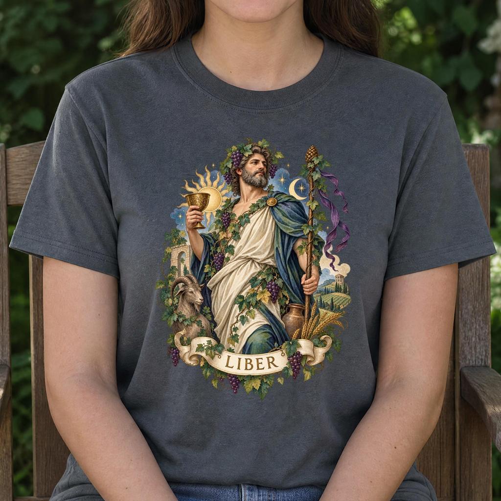 Tarot Liber Shirt - Front or Back Print - Mythology Gift