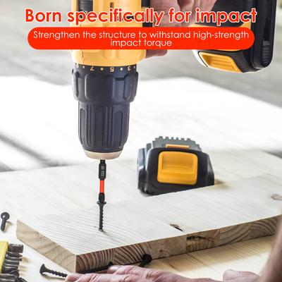 1 Set Impact Hex Head Allen Wrench Drill Bit Set 1/4 Inch Screwdriver Bit Chrome Vanadium Steel Magnetic Screw Extension Adapter