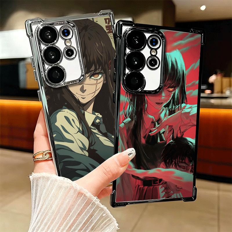 Anime Character Yoru War CSM Soft Phone Case For Samsung Galaxy S26 Ultra S25 Edge S24 FE S23 Plus S22 S21 + S20 Plating Anti-Fa
