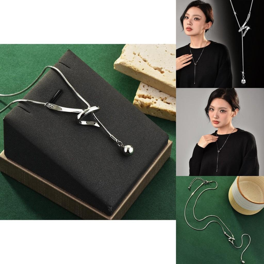 Stylish Titanium Snake Choker Necklace For Women Fashion Accessories 2024 Fall