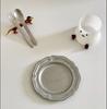 Creative French retro metal plate with high-end floral patterns, Western dessert plate gift