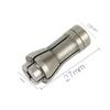 Testa Pinza di Serraggio Incisione 27*10mm Mandrino Lega 6mm/3mm Ricambio