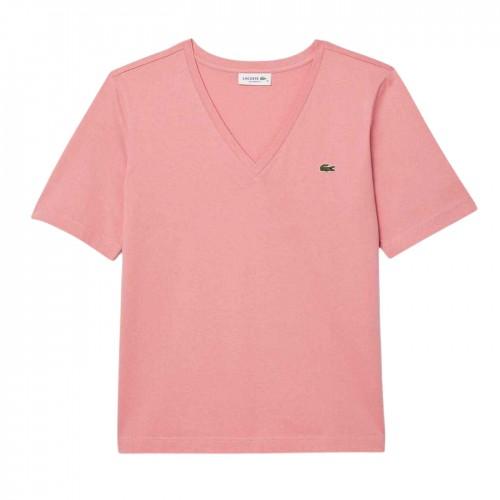 Lacoste Womens/Ladies Embroidered Logo Cotton Jersey T-Shirt
