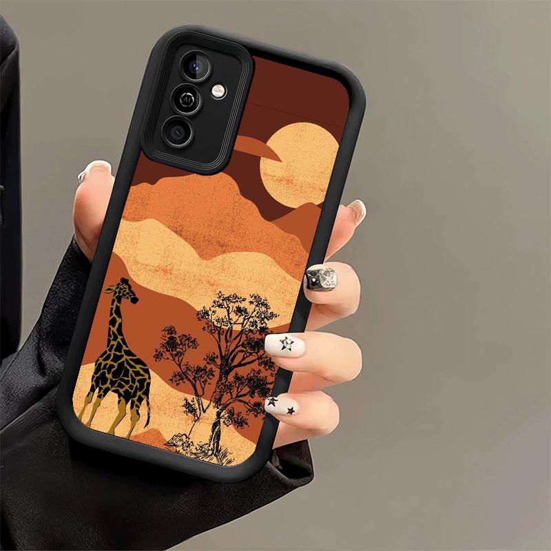 Phone Case for Samsung Galaxy A17 A16 A15 A14 A13 Giraffe Animal Pattern A56 A36 A26 A55 A35 A25 A54 A34 A24 A53 A33 A23 A07 A06