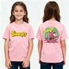 Snorks Cartoon Graphic Printed TShirt Boys and Girls Casual T-shirt Kids Summer Polyester Short Sleeve Daily Life Children Shirt