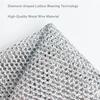 10pcs Magic Dishcloth Silver Wire Cleaning Kitchen Cloth Thickened Microfiber Wash Towel Built-in Sponge Steel Wire Ball Rag