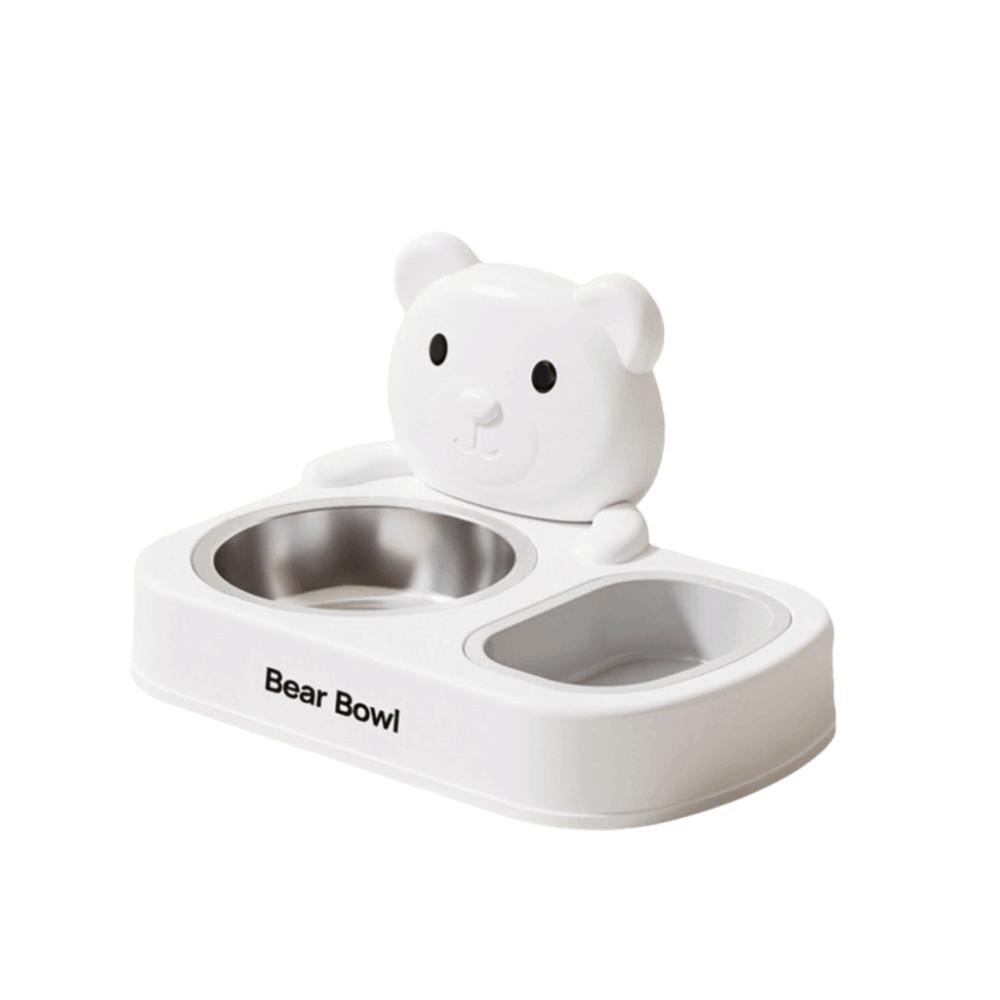 Detachable Cat Food Water Bowl Non-Slip Base Cat Feeding Bowl Pet Water Container  for Cats Dogs