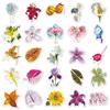 50-Piece Diamond Flower & Plant Graffiti Stickers: Waterproof Decorations for Journals, Water Bottles, Phones, and Computers.