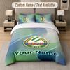 Rapid Wien FC Design Bedding Set Custom Text 1 Duvet Cover & 2 Pillow Cases