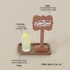 Handmade Mini Dollhouse Juice Tray Scene Ornament