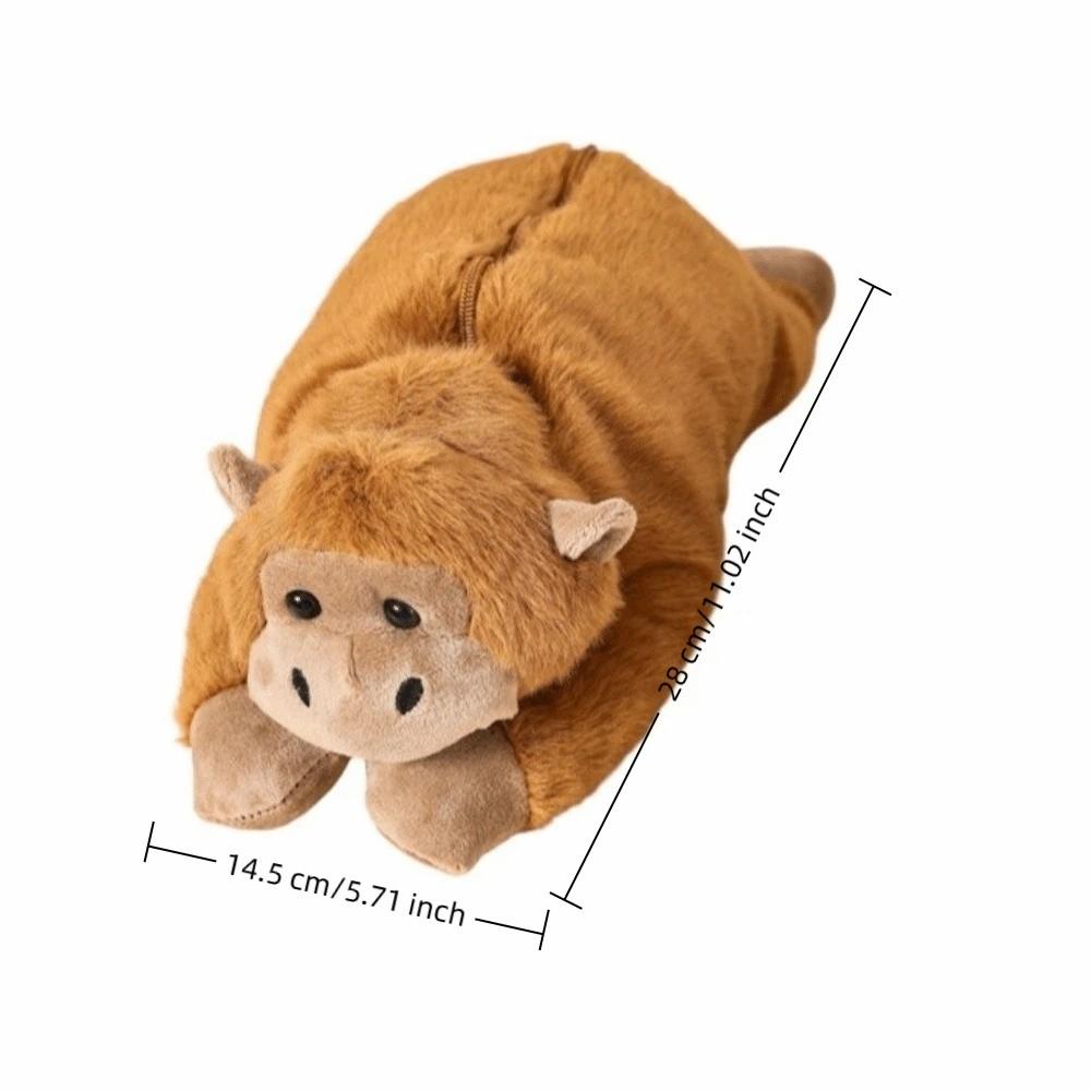 Gorilla Plush Pen Bag Large Capacity Plush Pencil Case Plush Pen Case School Season
