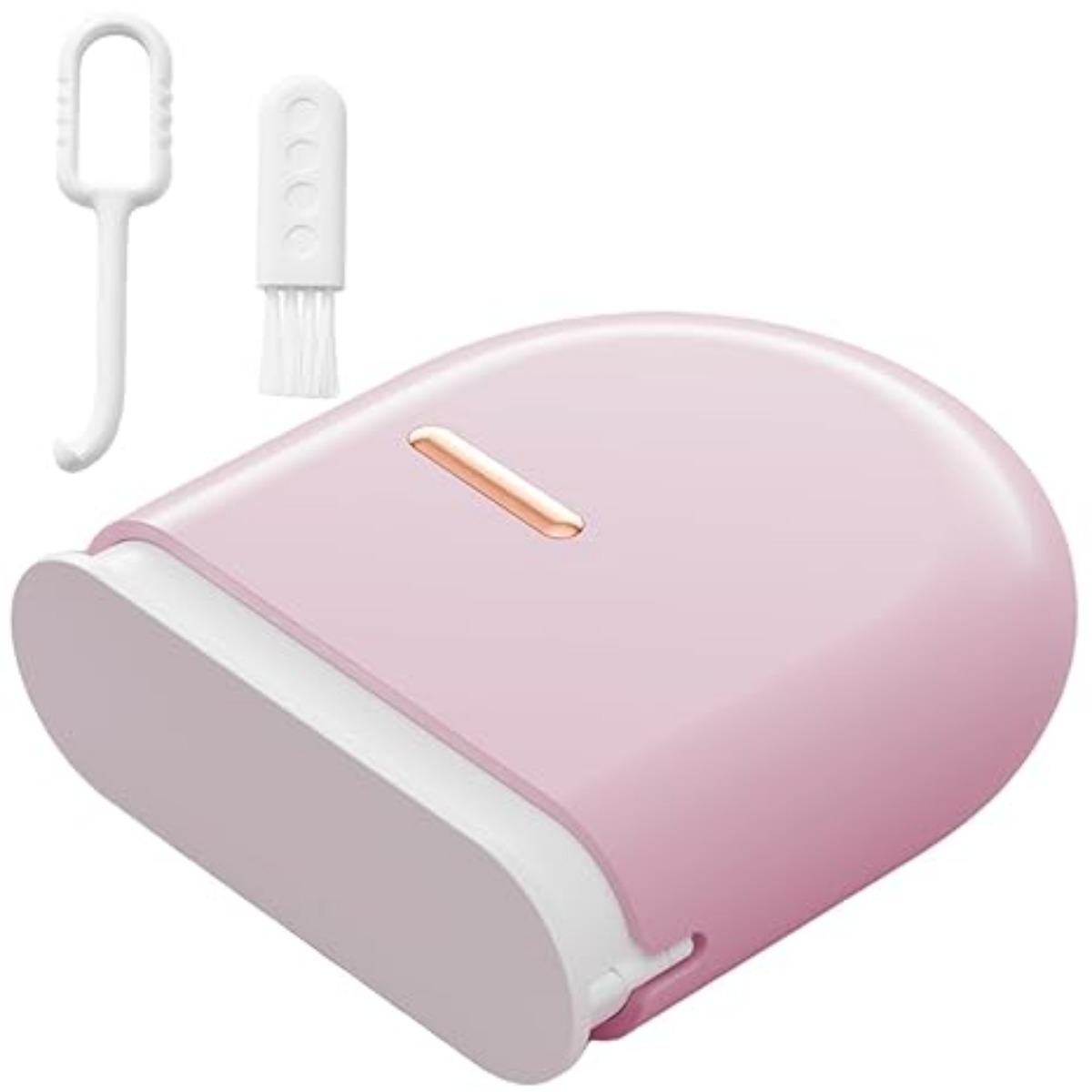 

Футляр для ретейнера с вентиляционными отверстиями, футляр для элайнеров, совместимый с набором кап Invisalign, футляр для ортодонтических ретейнеров с инструментом для снятия ретейнера и щеточкой розовый