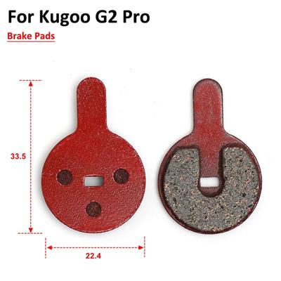 Brake Pads Red Replacement Accessories 33.5*22.4mm