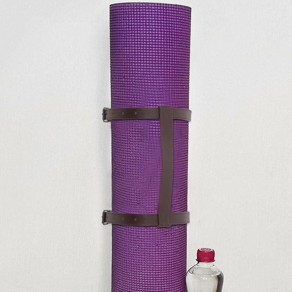 Heavy Duty PU Blanket Carrying Belt for Picnic Mat Outdoor Camping Travel Rug Bedroll Motorcycle Roll