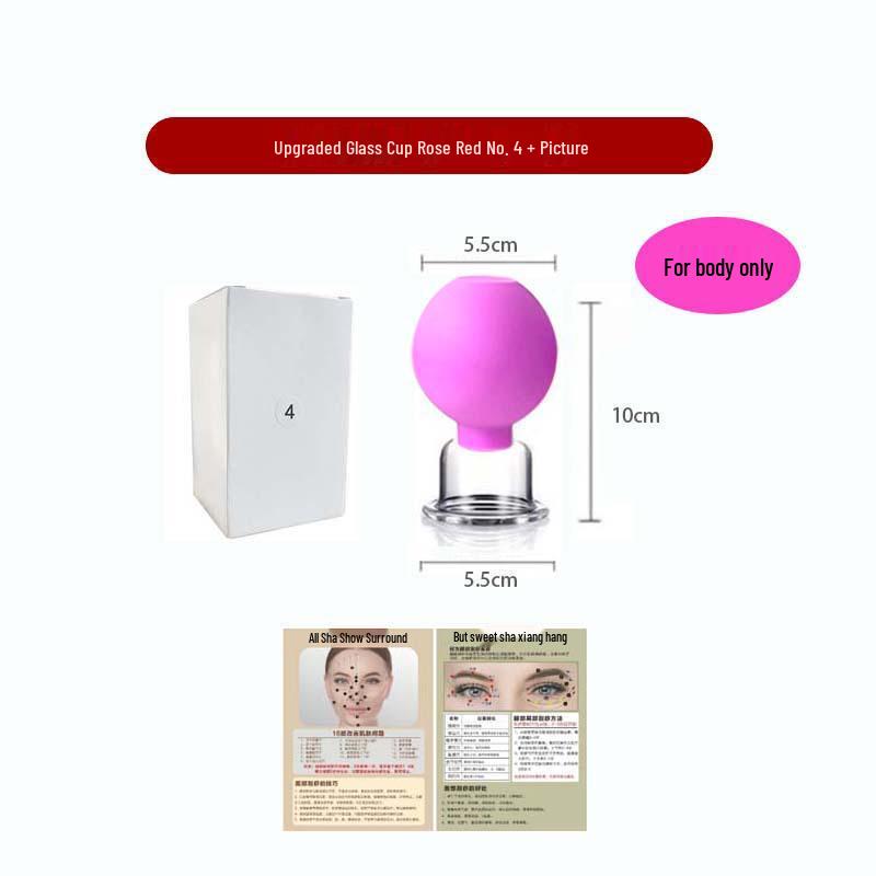 Facial Gua Sha Cupping Massage Device - Convenient PVC Sphere Vacuum Beauty Cup