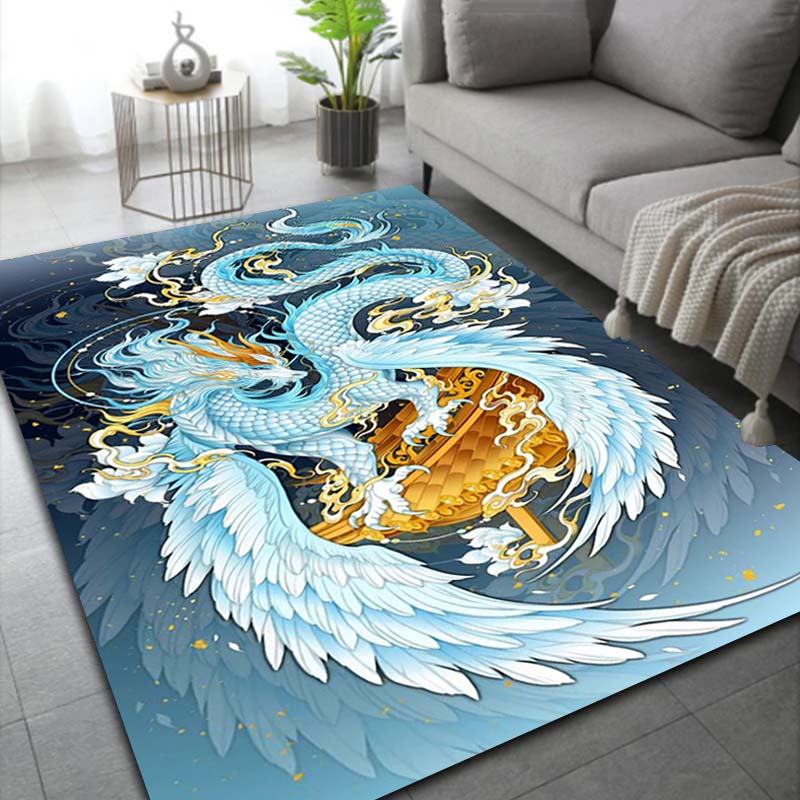 

Китай Тигр Дракон ковер для гостиной спальни подарок украшения дома