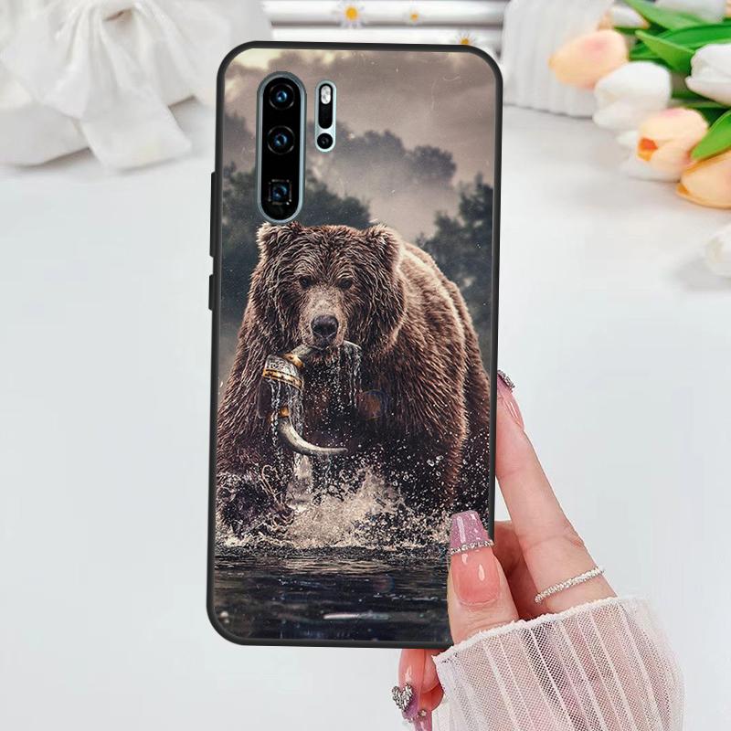 

Grizzly Bear For Huawei Nova 12i 11i 8i 12s Y73 Y72 Y61 Y91 Y90 Y70 Y60 9 10 SE P30 P40 Lite P60 Pro Case Huawei P20 Lite