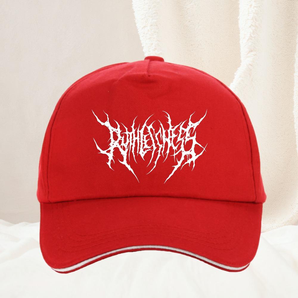 Retro Washed Baseball Cap for Unisex Women Gothic Street Punk Round Hat Casual Outdoor Sports Hat