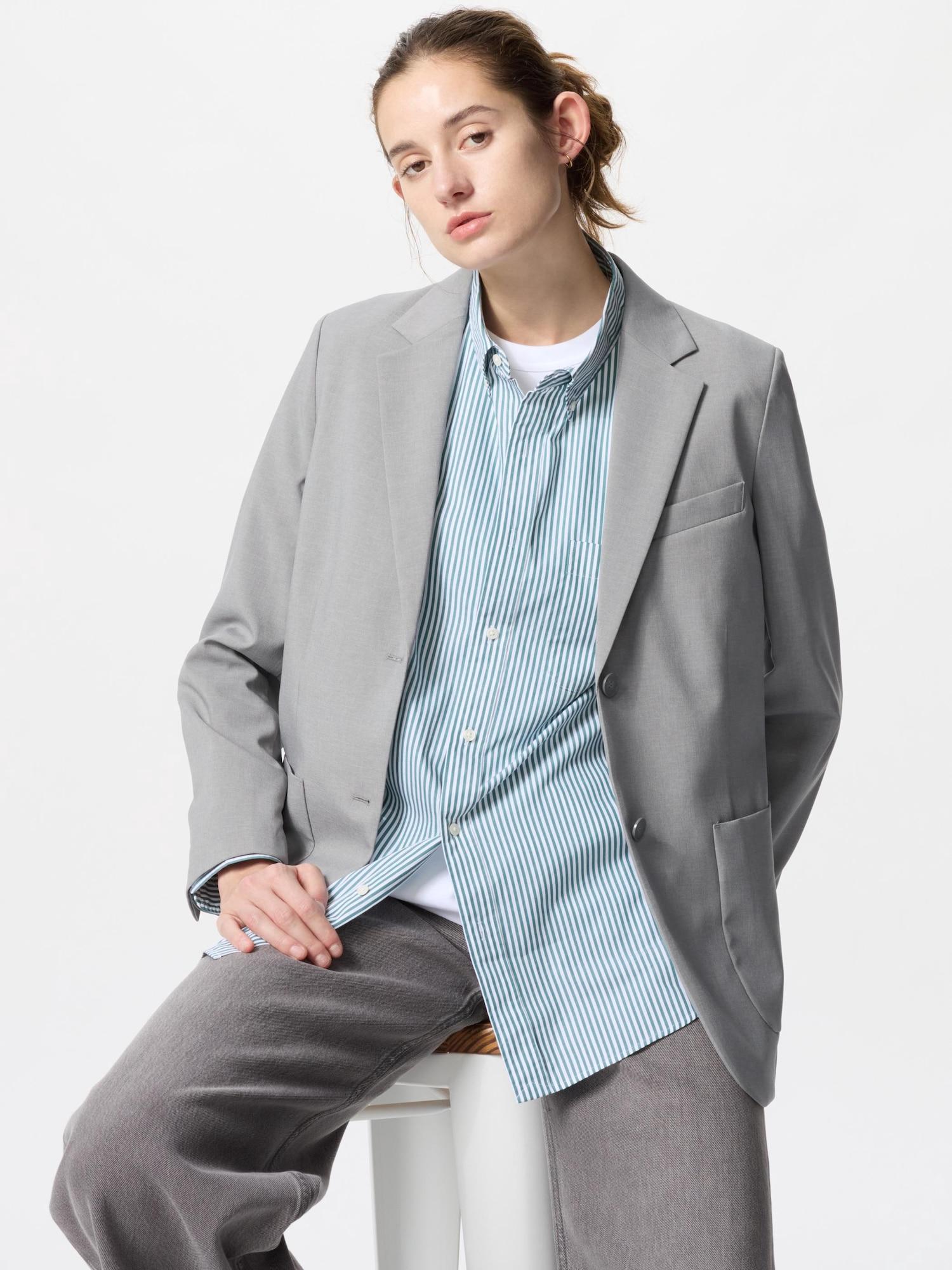 

Uniqlo Japan Впечатляющий пиджак Свободный крой