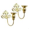 2 Pieces Wall Candle Holder Sconces Corridor Decorative for Sticks Candles