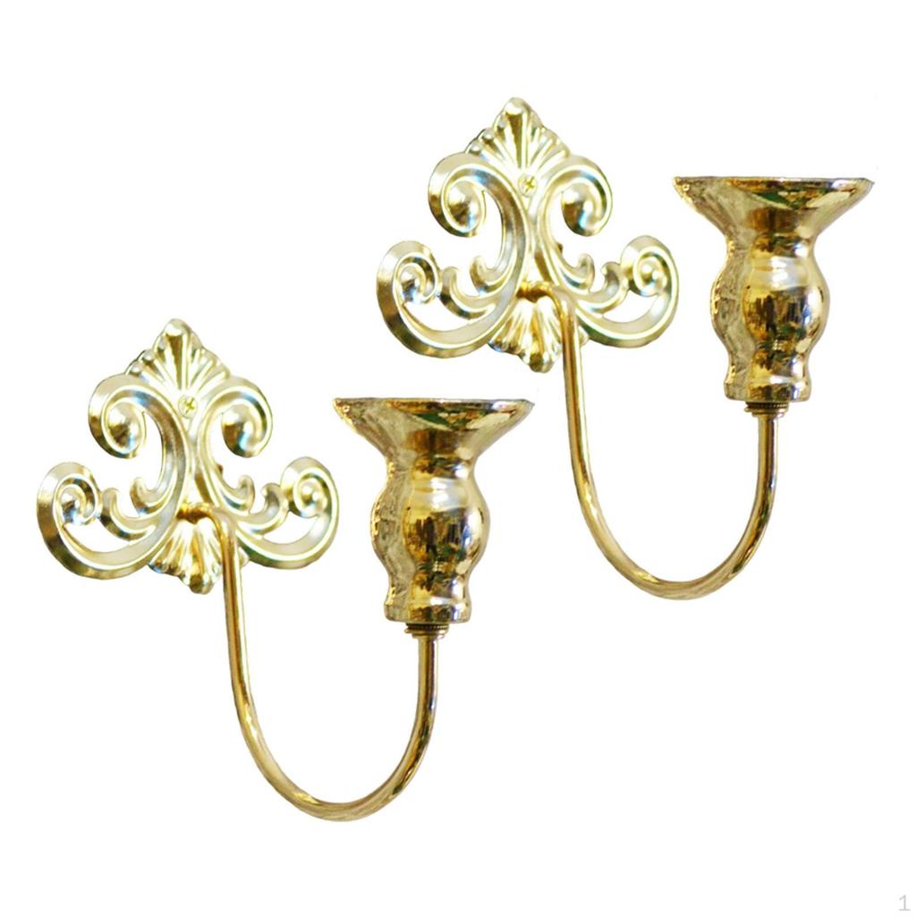 2 Pieces Wall Candle Holder Sconces Corridor Decorative for Sticks Candles